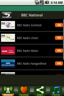 Listen to BBC android App screenshot 2