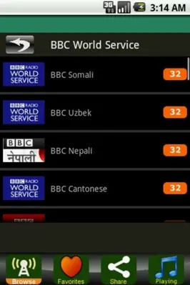 Listen to BBC android App screenshot 3